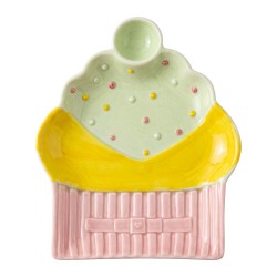 Clayre & Eef Breakfast Plate Pink Ceramic
