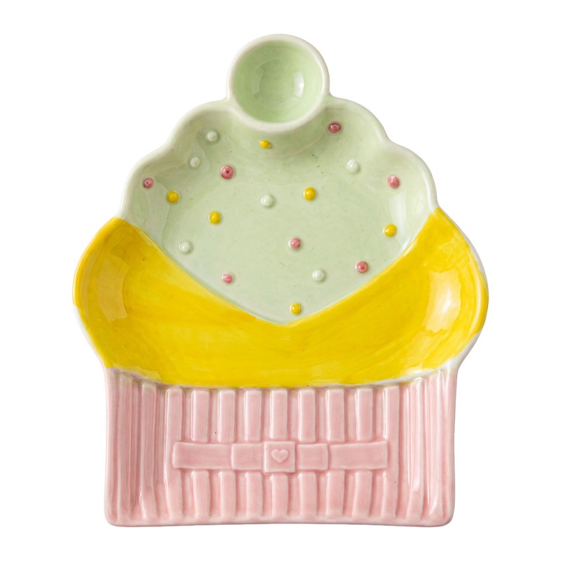 Clayre & Eef Breakfast Plate Pink Ceramic