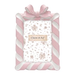 Clayre & Eef Cornice per foto Rosa Plastica