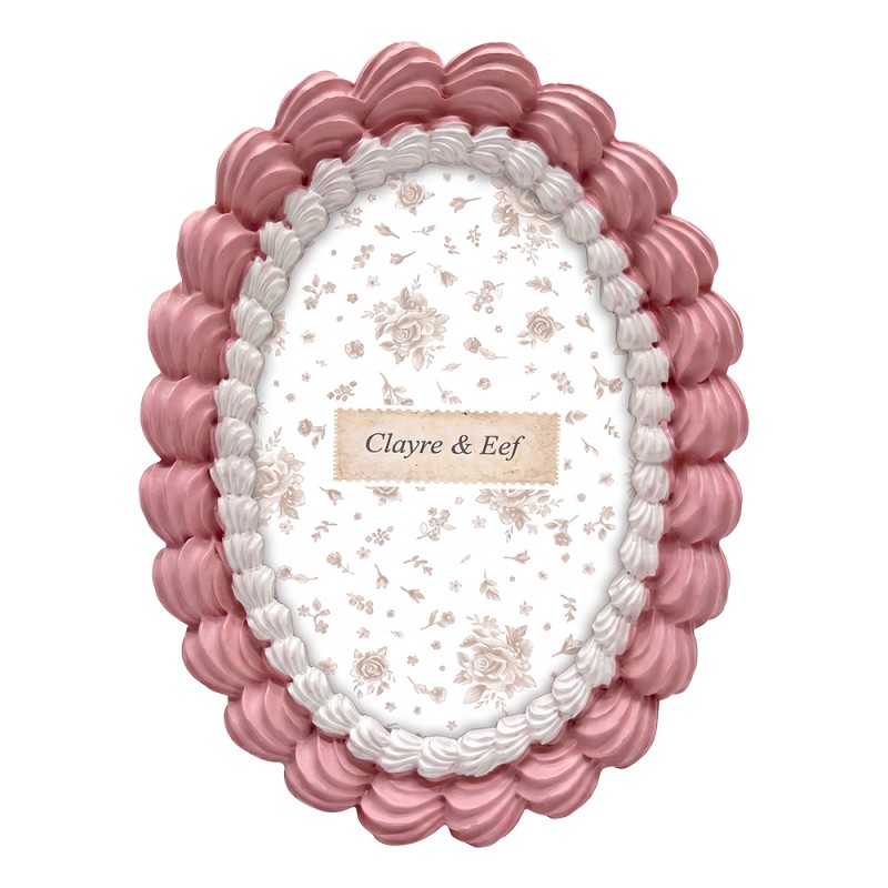 Clayre & Eef Cornice per foto Rosa Plastica