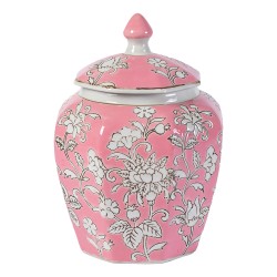 Clayre & Eef Vaso Rosa Ceramica