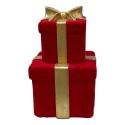 Clayre & Eef Décoration de Noël Rouge Plastique