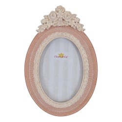 Clayre & Eef Photo Frame Pink Plastic