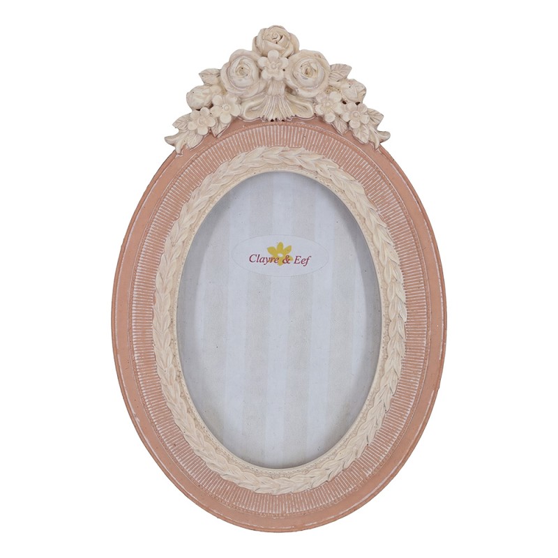 Clayre & Eef Photo Frame Pink Plastic