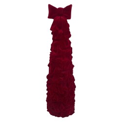 Clayre & Eef Decoration Christmas Tree Red Ceramic