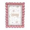 Clayre & Eef Bilderrahmen Rosa Kunststoff