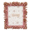 Clayre & Eef Cornice per foto Rosa Plastica