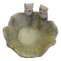 Clayre & Eef Scodella decorativa Verde Ceramica