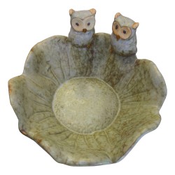Clayre & Eef Scodella decorativa Verde Ceramica
