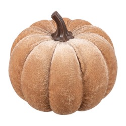 Clayre & Eef Dekorationsfigur Kürbis Beige Synthetisch