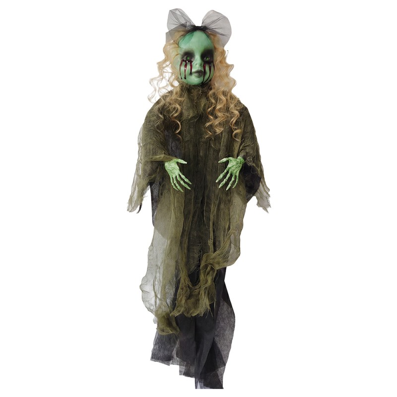Clayre & Eef Decorazione di halloween Verde Plastica