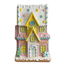 Clayre & Eef Lebkuchenhaus Rosa Kunststoff