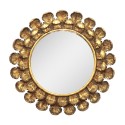 Clayre & Eef Miroir Couleur or Plastique