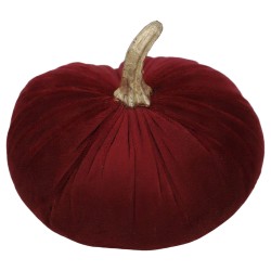 Clayre & Eef Decoration Pumpkin Red Plastic