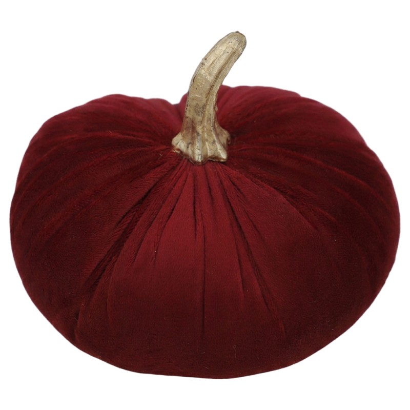 Clayre & Eef Decoration Pumpkin Red Plastic