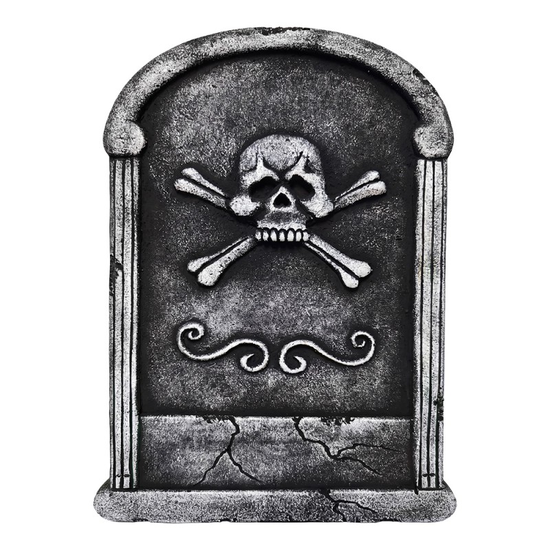 Clayre & Eef Halloween-Dekoration Grau Kunststoff