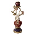 Clayre & Eef Candle holder Rabbit Gold colored Plastic
