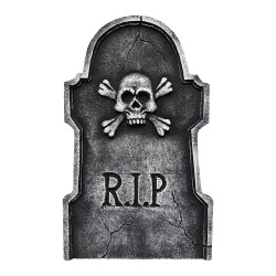 Clayre & Eef Decorazione di halloween Grigio Plastica