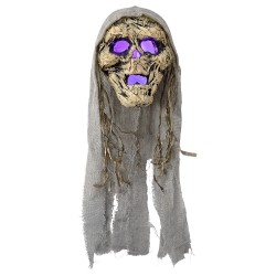Clayre & Eef Decorazione di halloween Bianco Plastica