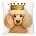 Clayre & Eef Decorative Cushion 45x45 cm Beige Polyester