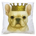 Clayre & Eef Coussin 45x45 cm Beige Polyester