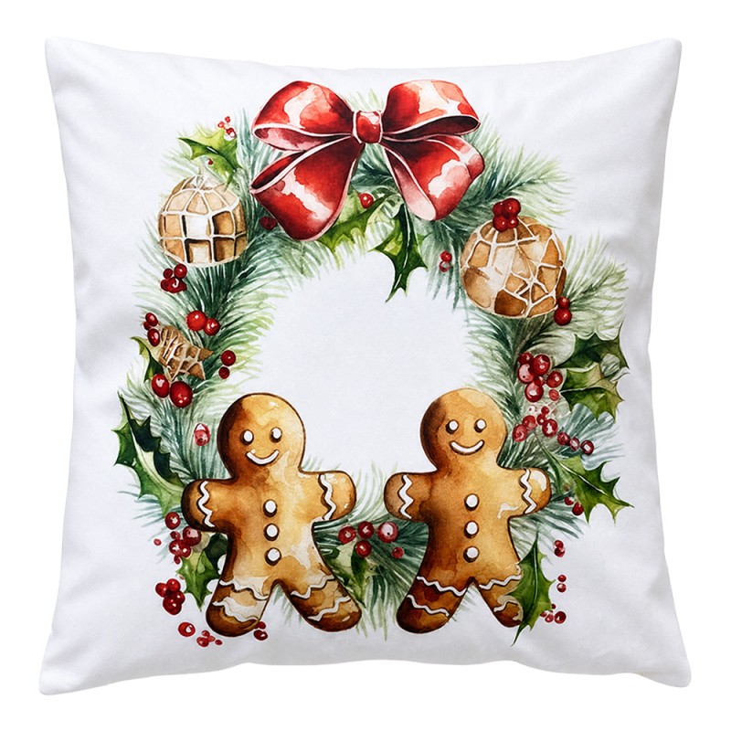 Clayre & Eef 45x45 cm Wit Polyester