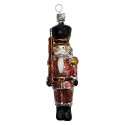 Clayre & Eef Christmas Ornament Nutcracker Pink Plastic