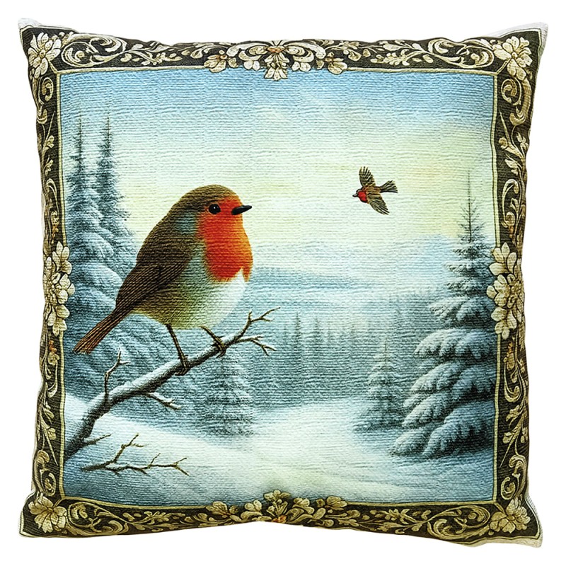 Clayre & Eef 45x45 cm Blauw Polyester