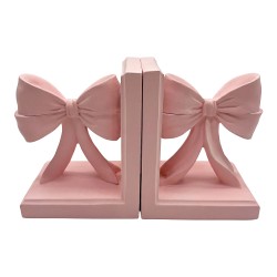 Clayre & Eef Boekensteunen Set van 2 Roze Kunststof
