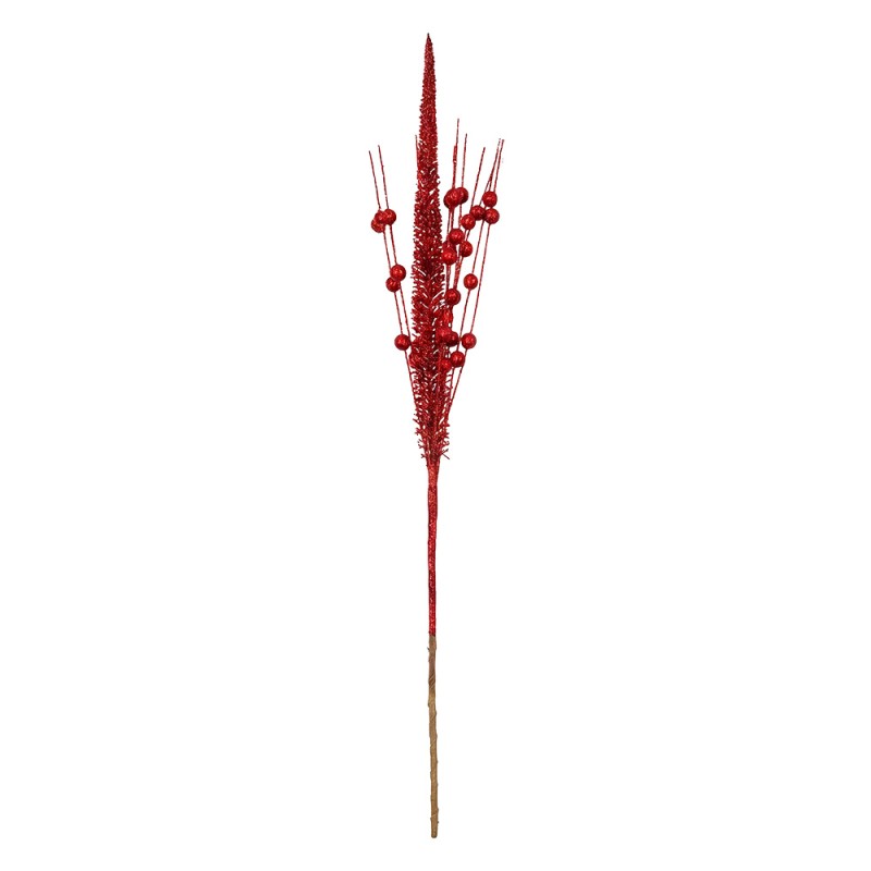 Clayre & Eef Decorative Branch Red Plastic