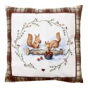 Clayre & Eef 45x45 cm Marrone Poliestere