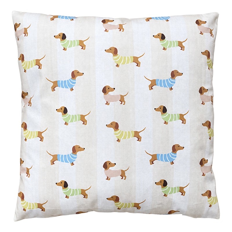Clayre & Eef 45x45x4 cm Beige Poliestere