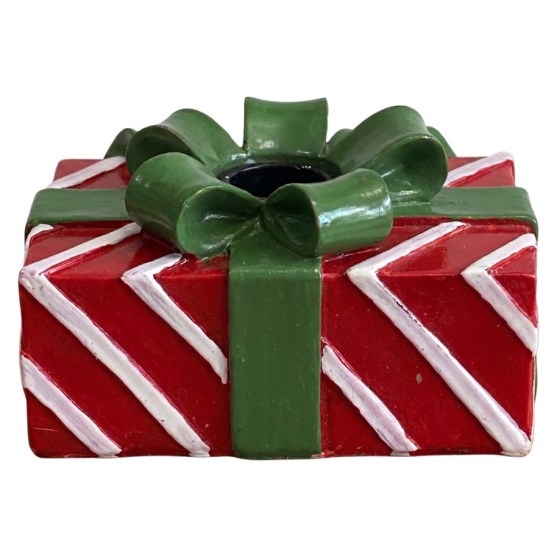 Clayre & Eef Kerzenständer Rot Kunststoff