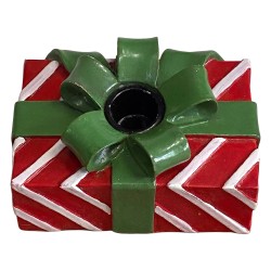 Clayre & Eef Kerzenständer Rot Kunststoff