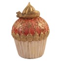 Clayre & Eef Decoratie Cupcake Wit Kunststof