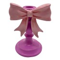 Clayre & Eef Kerzenständer Rosa Kunststoff