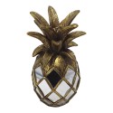 Clayre & Eef Decoratie Beeld Ananas Geel Kunststof