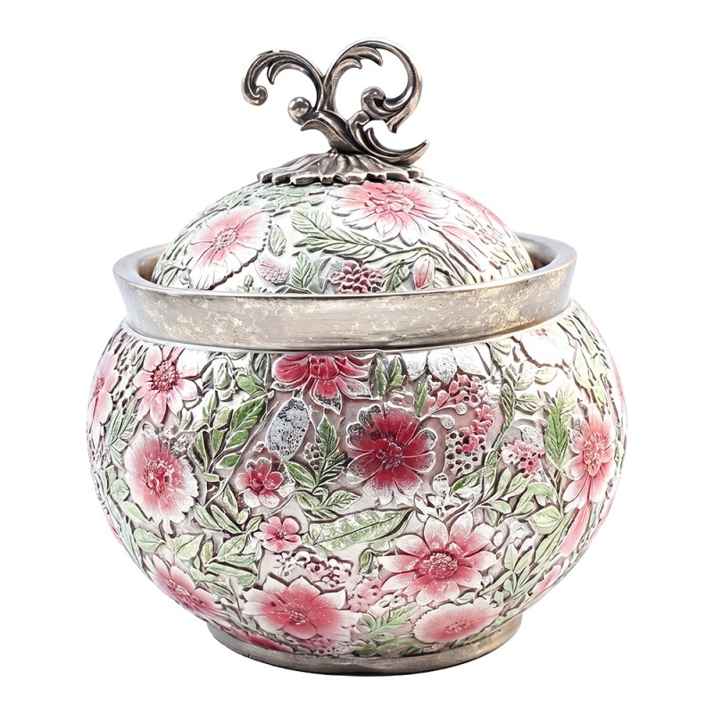 Clayre & Eef Storage Jar Pink Plastic