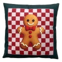 Clayre & Eef 45x45 cm Bruin Polyester