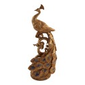 Clayre & Eef Statuetta decorativa Uccello Color oro Plastica