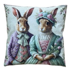 Clayre & Eef 45x45 cm Groen Polyester