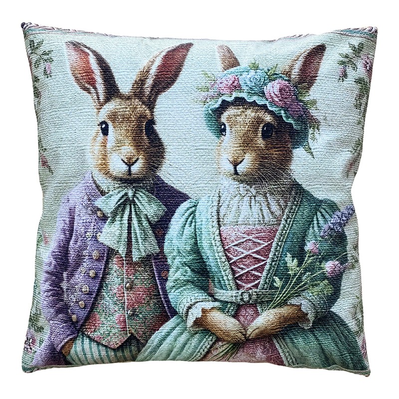 Clayre & Eef 45x45 cm Groen Polyester