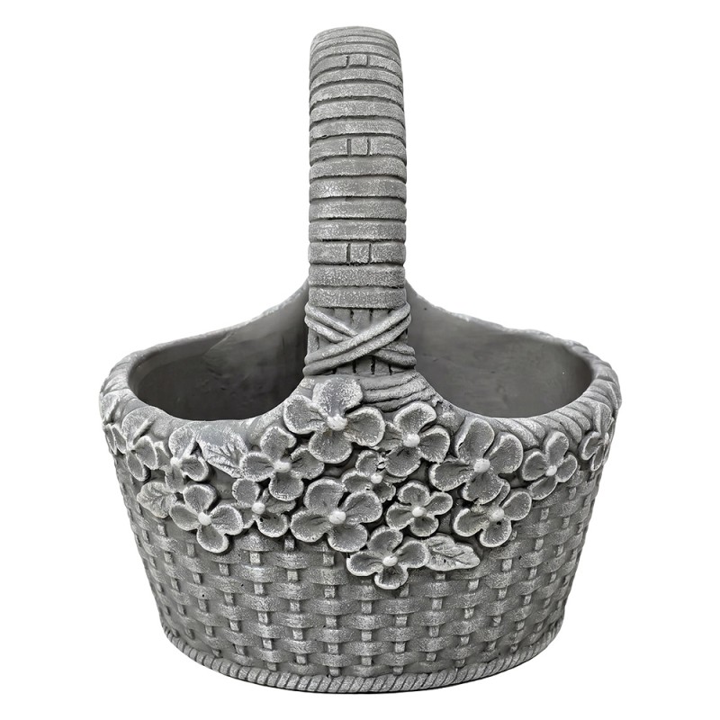 Clayre & Eef Pot de fleurs Gris Pierre