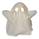 Clayre & Eef Halloween-Dekoration Geist Weiß Kunststoff