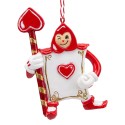 Clayre & Eef Weihnachtsanhänger Weiß Kunststoff