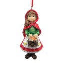 Clayre & Eef Christmas Ornament Child Beige Plastic