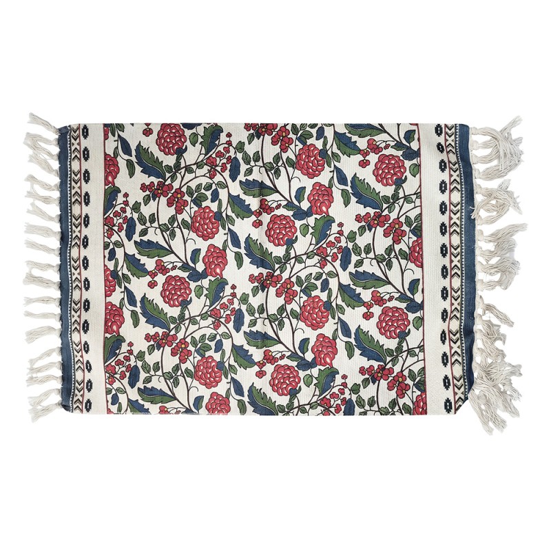 Clayre & Eef Vloerkleed Beige Katoen