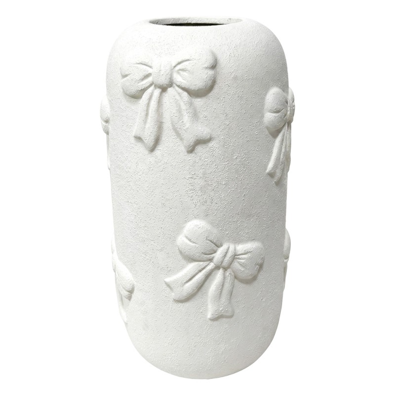 Clayre & Eef Vase Blanc Terre cuite