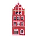 Clayre & Eef Decoratie Huis Rood