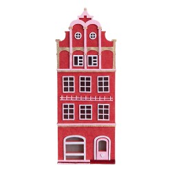 Clayre & Eef Dekoration Haus Rot